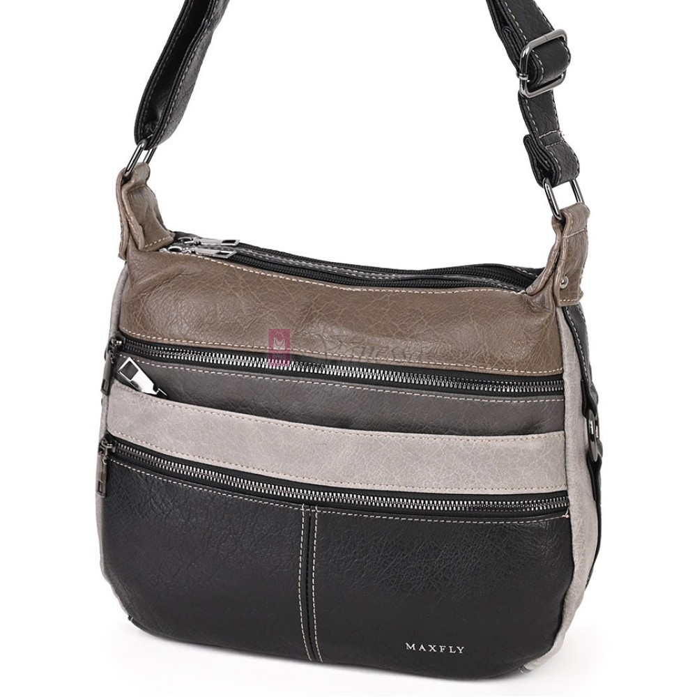 Дамска чанта от екологична кожа в черен цвят. Код: 9828A Дамска чанта от екологична кожа в черен цвят. Код: 9828A